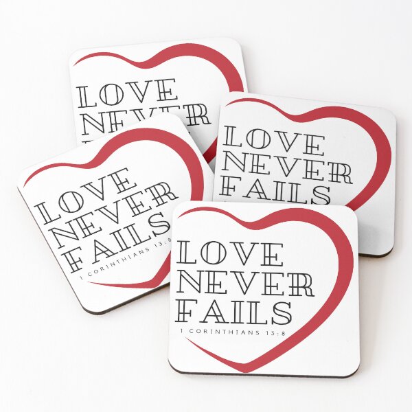 Item preview, Love Never Fails designed and sold by louisabhishek.