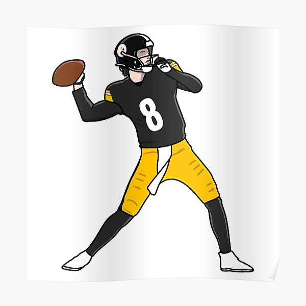 QB Kenny Pickett NFL Draft 2022 Steelers Poster Canvas - REVER LAVIE