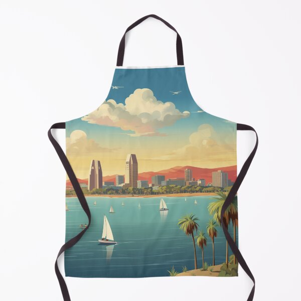 Item preview, A Vintage Travel Illustration of San Diego - California designed and sold by GoodOldVintage.
