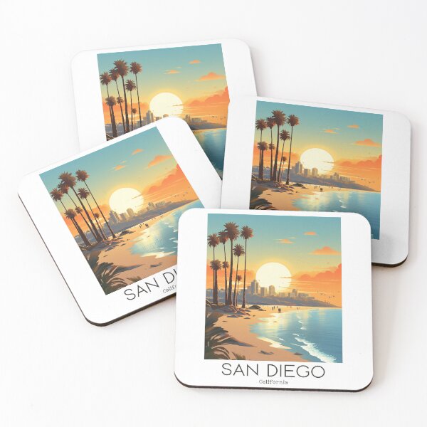Item preview, A Vintage Travel Illustration of San Diego - California designed and sold by GoodOldVintage.