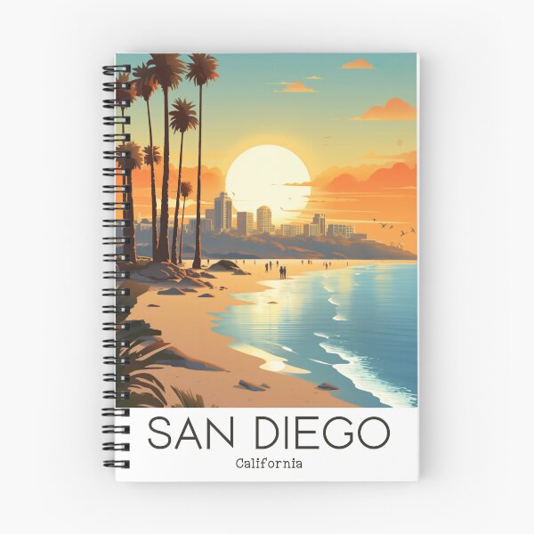 Artikelvorschau, Eine Vintage-Reiseillustration von San Diego - Kalifornien entworfen und verkauft von GoodOldVintage.