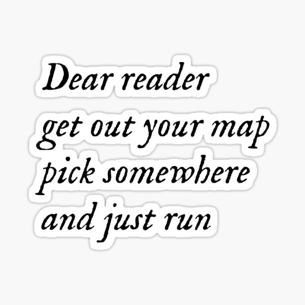 Item preview, dear reader design designed and sold by wisteriaroads.