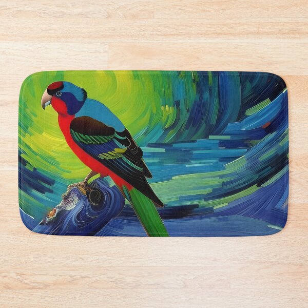 Item preview, Stylized Parakeet, impasto, Ai Generated Art  designed and sold by ACC .