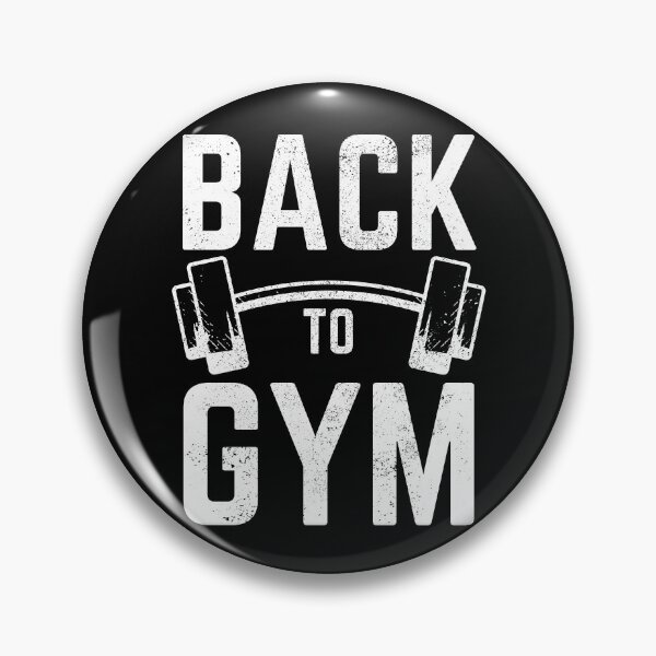 Item preview, Back To GYM Funny Distressed Barbell Weightlifting Workout designed and sold by YoungESC.