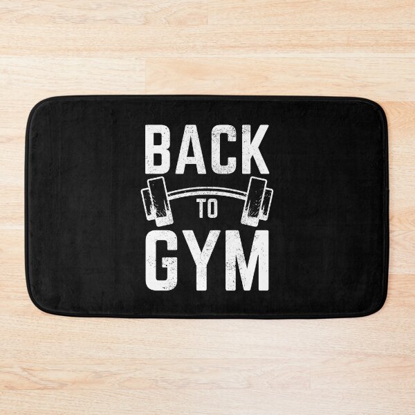Item preview, Back To GYM Funny Distressed Barbell Weightlifting Workout designed and sold by YoungESC.