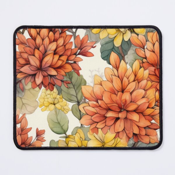 Item preview, Autumn Joy Stonecrop seamless water colour patten designed and sold by Superann8.