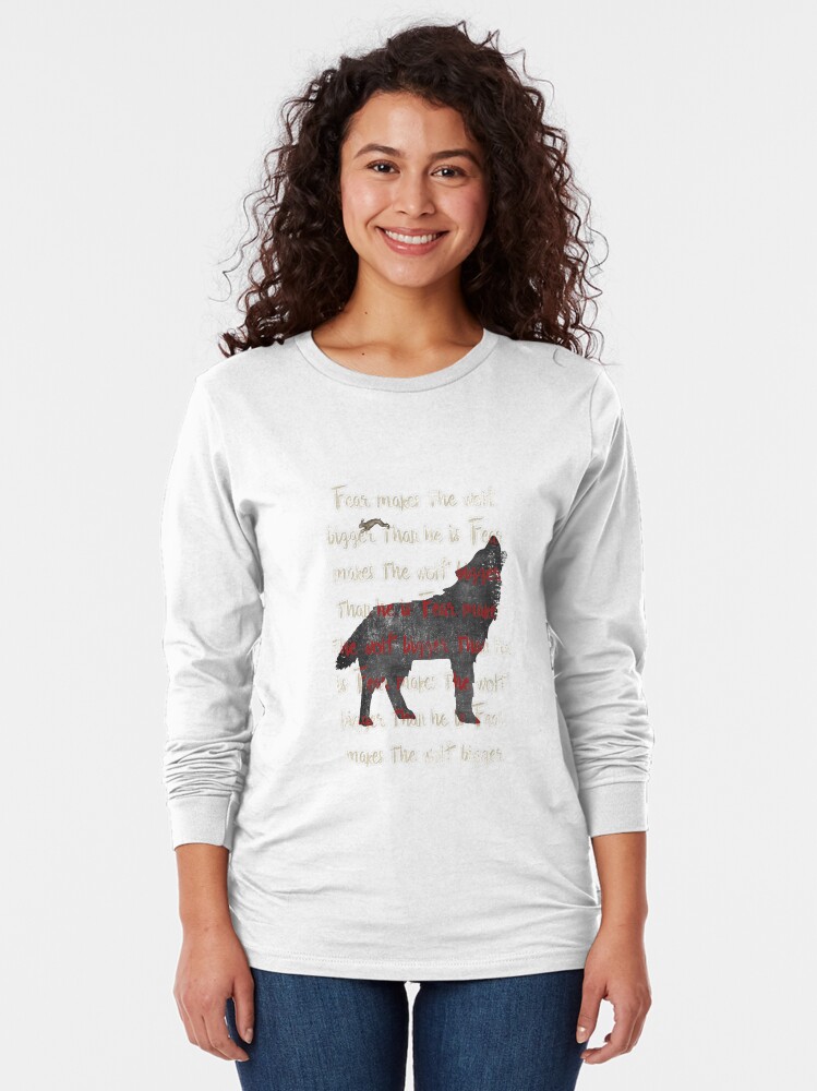 Alternate view of Fear the wolf Long Sleeve T-Shirt