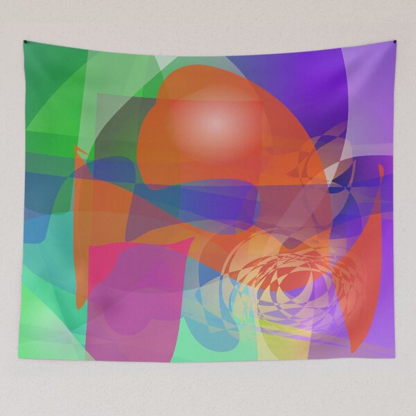 Item preview, Colorful Geometric Abstract Circle Design designed and sold by masabo.