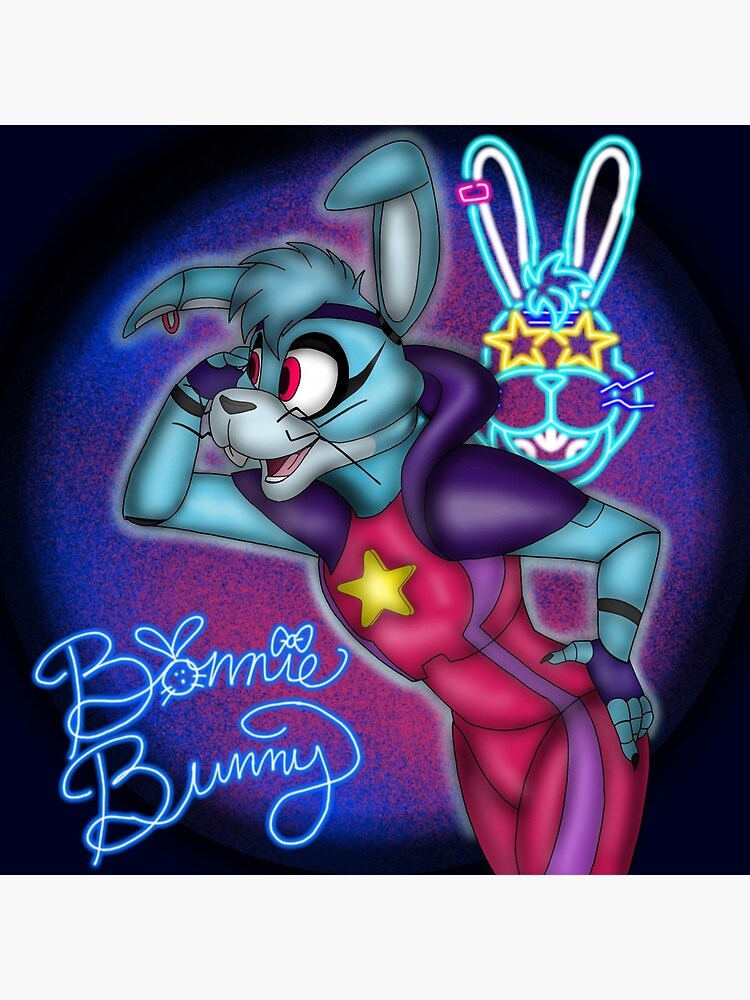 Glamrock Bonnie Art Board Print for Sale by ColaCarnage