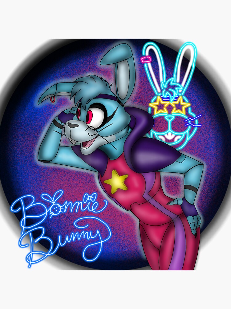 Glamrock Bonnie <3 Poster for Sale by LuciferMini