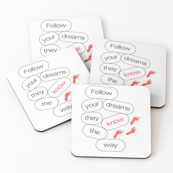 Item preview, FOLLOW YOUR DREAMS AND GOALS MOTIVATIONAL QUOTE  designed and sold by By-Me-Shopping.