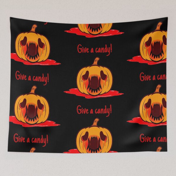 Item preview, Scary hungry pumpkin designed and sold by FlowerandDesing.