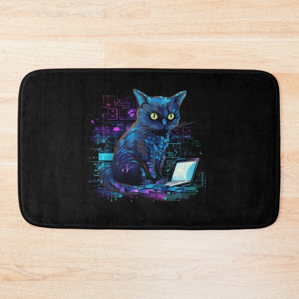 Item preview, Cat hacker, Programmer coder - developer programming coding designed and sold by Mateusz Majcherek.