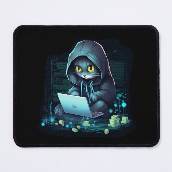 Item preview, Cat hacker, Programmer coder - developer programming coding designed and sold by Mateusz Majcherek.