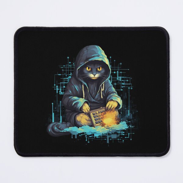 Item preview, Cat hacker, Programmer coder - developer programming coding designed and sold by Mateusz Majcherek.