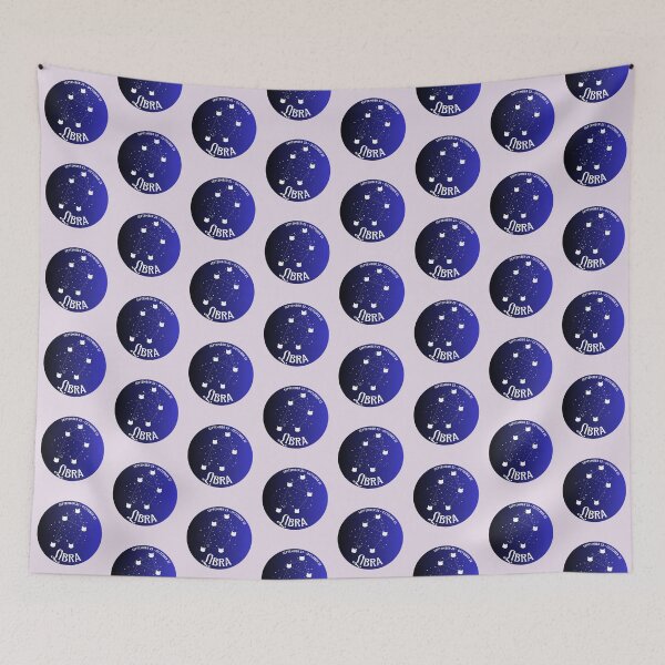 Item preview, Libra Zodiac Sign | Constellation with Cats and Stars designed and sold by Kimochi-Shop.