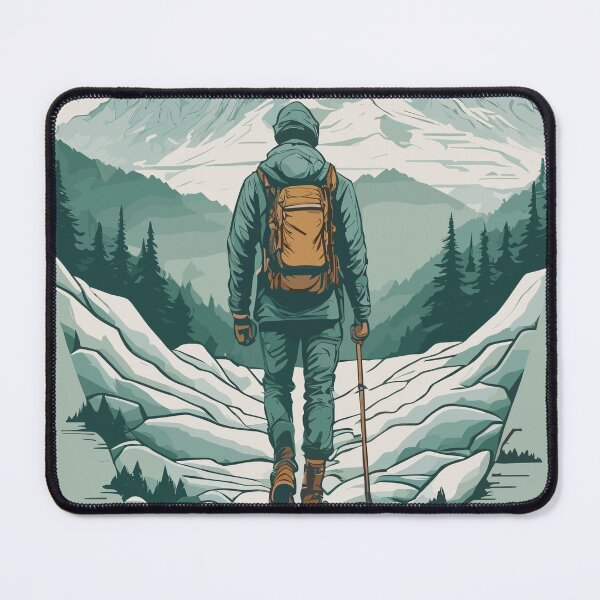 Item preview, The hiker digital illustration designed and sold by Acim0.