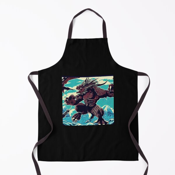 Item preview, Fantasy Kaiju Anime - Woodcut 3 designed and sold by CrankyOldDude.