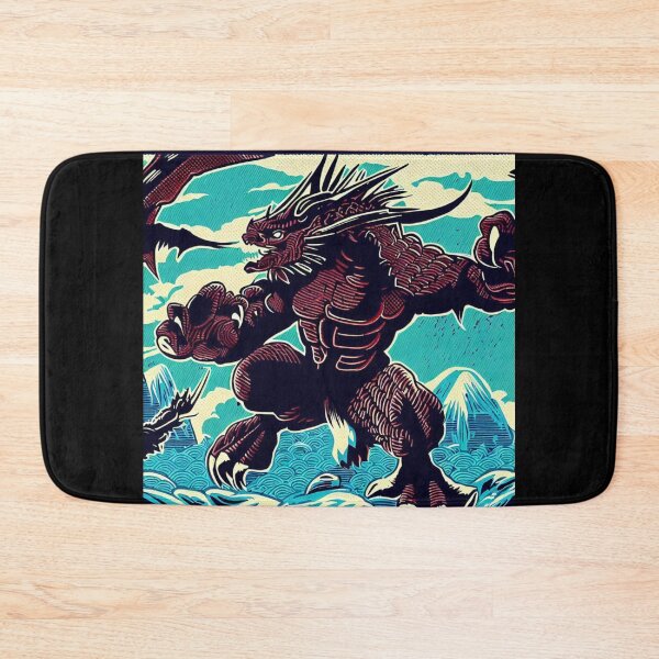 Item preview, Fantasy Kaiju Anime - Woodcut 3 designed and sold by CrankyOldDude.