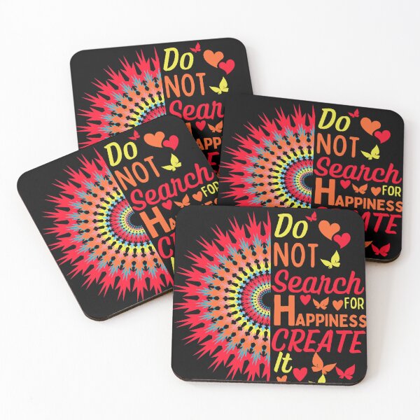 Item preview, Create Happiness  | Mind Blowing Quote designed and sold by McThingummy.