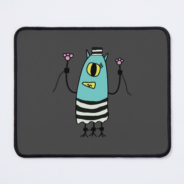 Item preview, A cute thief who surrenders and wears handcuffs. Cheeky Cute Monster costume. designed and sold by Graaceestocks.