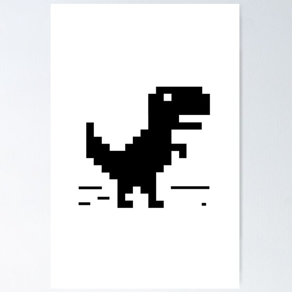 Game Over • Chrome Dino Poster for Sale by Sarchia