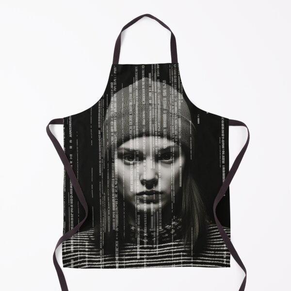 Item preview, Barcode Girl, black & white designed and sold by silent-violin.