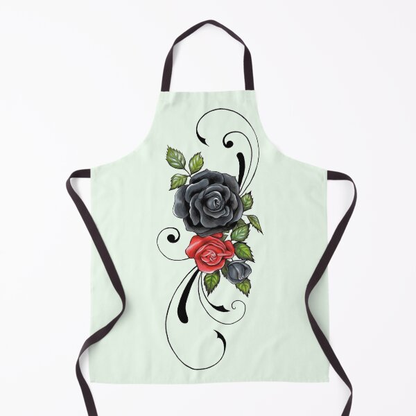 Item preview, Black & Red Roses (light green) designed and sold by SandraWarmerdam.