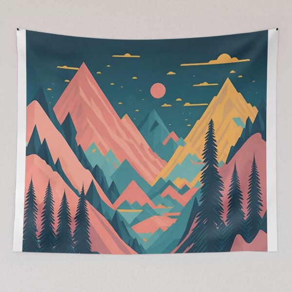 Item preview, Abstract landscape designed and sold by Javier Narváez Solarte.