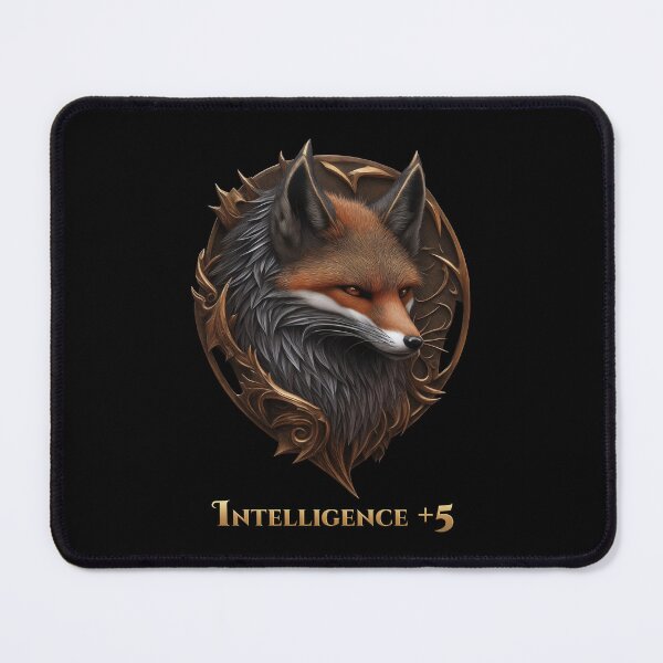 Item preview, Intelligence + 5, rpg games characters statistics designed and sold by twisted-dot.