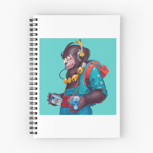 Item preview, retro ape designed and sold by 29Anomalies.