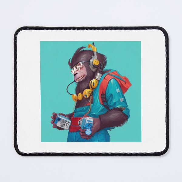 Item preview, retro ape designed and sold by 29Anomalies.