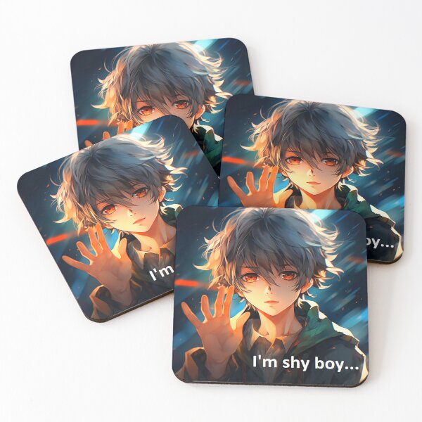 Item preview, Shy Boy, manga style artwork designed and sold by silent-violin.