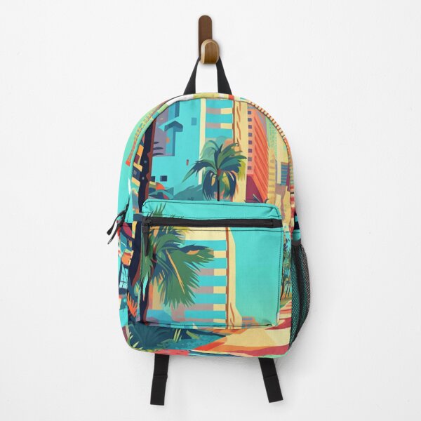 Item preview, Bold Skyline with Vintage Charm in Modern Retro City Art designed and sold by Brand Uno Studio.