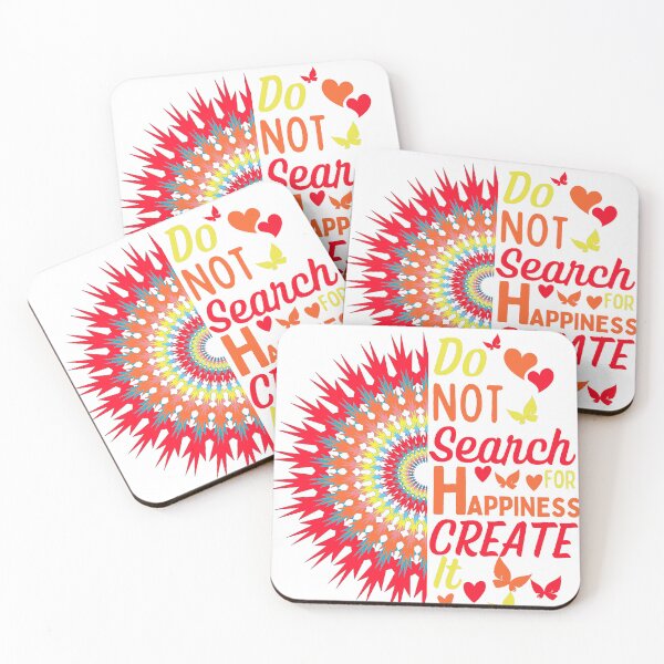 Item preview, Create Happiness | Mind Blowing Quote designed and sold by McThingummy.