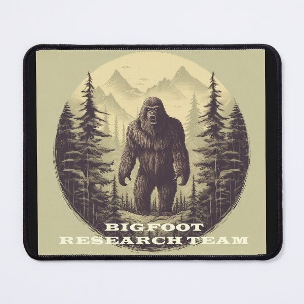 Item preview, Bigfoot Research Team Retro Forest Mountain Design  designed and sold by redstar19.
