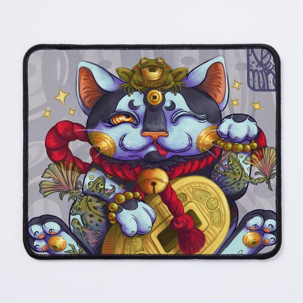 Item preview, Monmon Cat with Money designed and sold by NevermindOnArt.