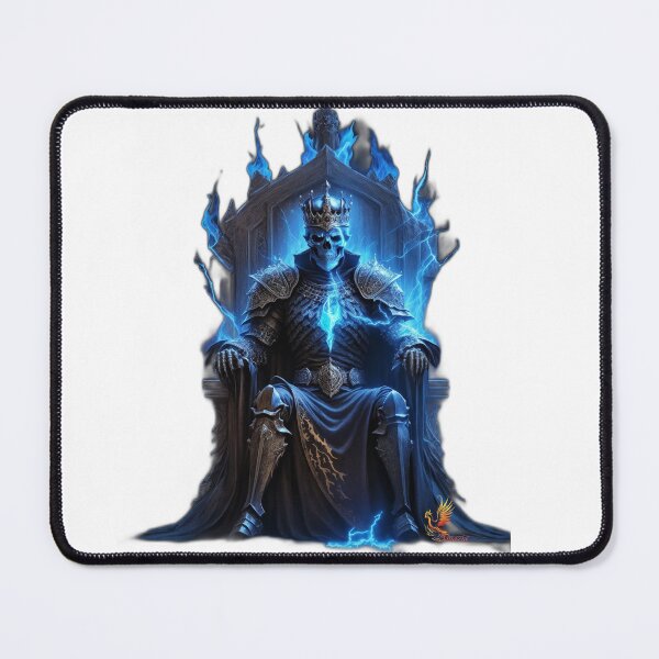 Item preview, Skeleton King Sitting on the Throne (White) designed and sold by AmaziaCo.