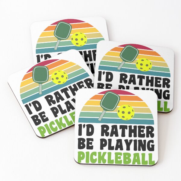 Item preview, Pickleball Quote for Pickleball Players in Retro Colors  designed and sold by TreasleC.