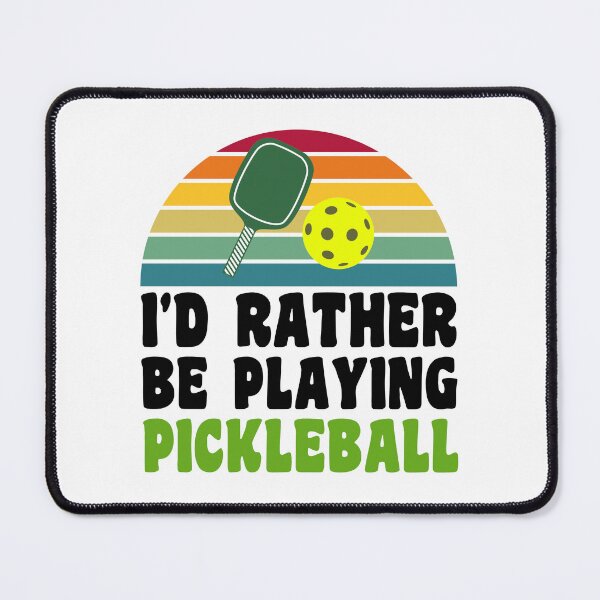Item preview, Pickleball Quote for Pickleball Players in Retro Colors  designed and sold by TreasleC.