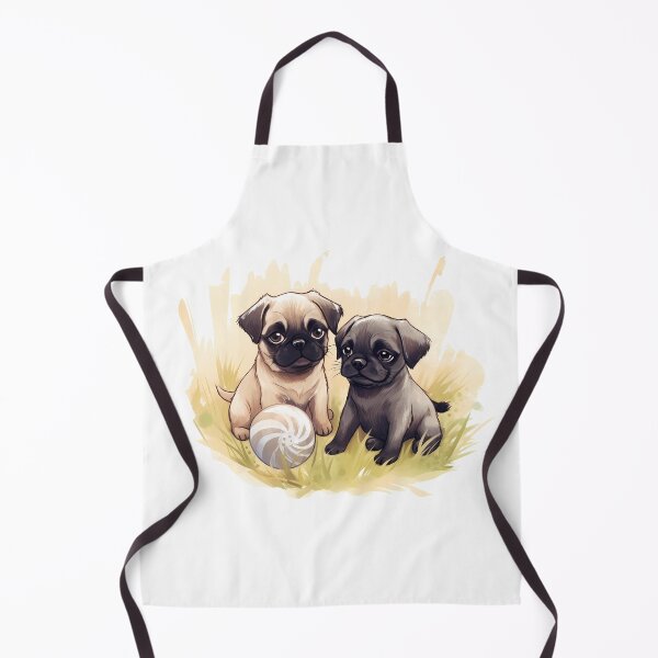 Item preview, Pug Puppies-Watercolor designed and sold by Jdelgado813.