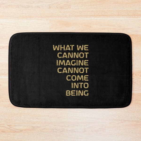 Item preview, Bell Hooks Quotes Imagine Quote Gold designed and sold by SchlossInspire.