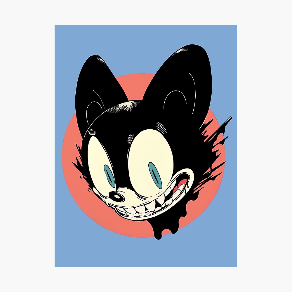 Manga Horror / Anime Felix the Cat Illustration