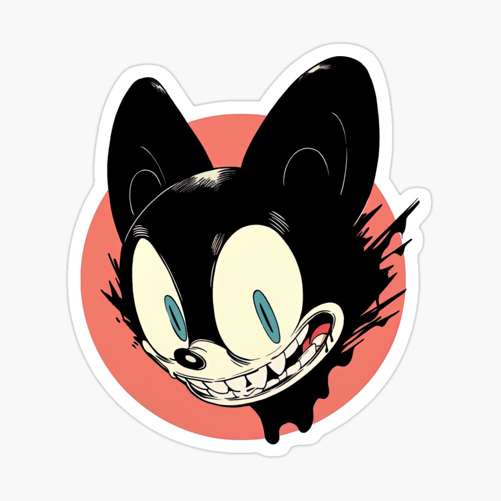 Manga Horror / Anime Felix the Cat Illustration