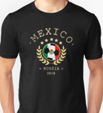 Mexico Mexican Soccer Team Russia 2018 T Shirt Football Fan copa mundial Unisex T-Shirt
