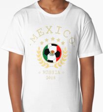 Mexico Mexican Soccer Team Russia 2018 T Shirt Football Fan copa mundial Long T-Shirt