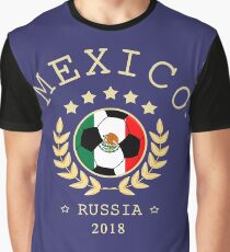 Mexico Mexican Soccer Team Russia 2018 T Shirt Football Fan copa mundial Graphic T-Shirt
