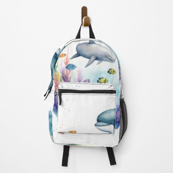Item preview, Ocean Friends water colour white background designed and sold by Superann8.