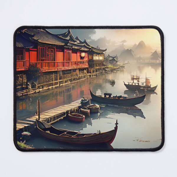Item preview, Serene Asian Pier  designed and sold by I-A-Troy.