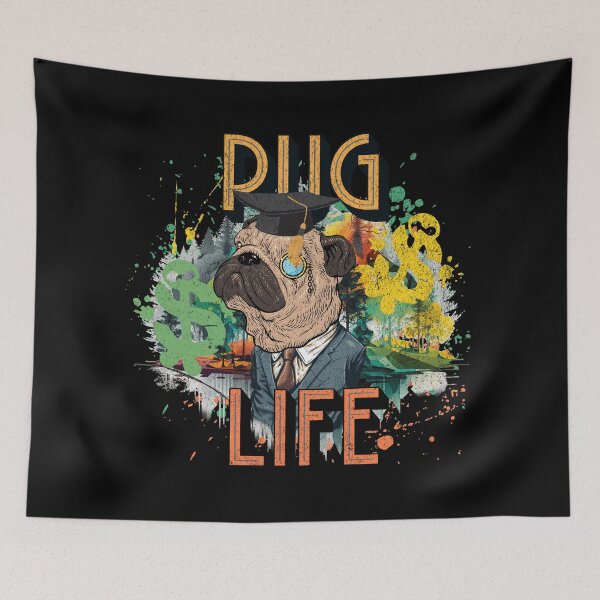 Item preview, Pug Life designed and sold by Khihi.